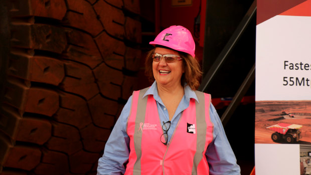 Gina Rinehart has lobbed a bid for Atlas Iron.