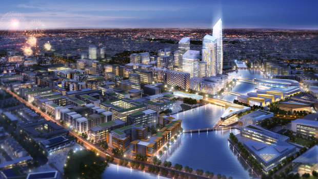 The now-shelved $31 billion Australian Education City vision.