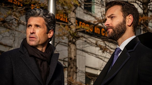 Patrick Dempsey and Alessandro Borghi in Devils.