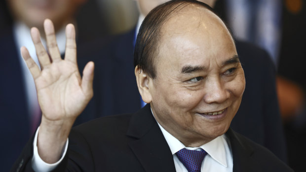 Nguyen Xuan Phuc at the APEC leaders summit in Bangkok last November.