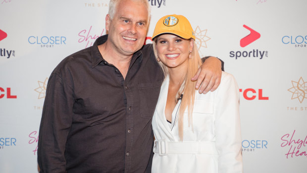 Shane and Shyla Heal after  the latter was drafted by WNBA. 