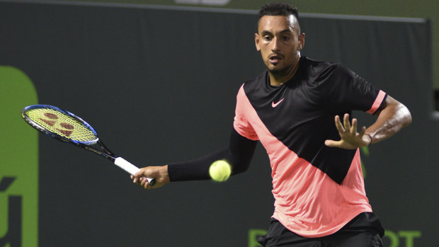 Nick Kyrgios is aiming for a big pre-Wimbledon preparation.