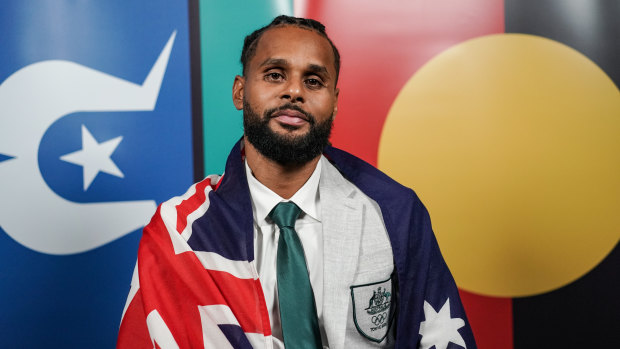 Indigenous basketballer Patty Mills is the captain of the  Boomers.