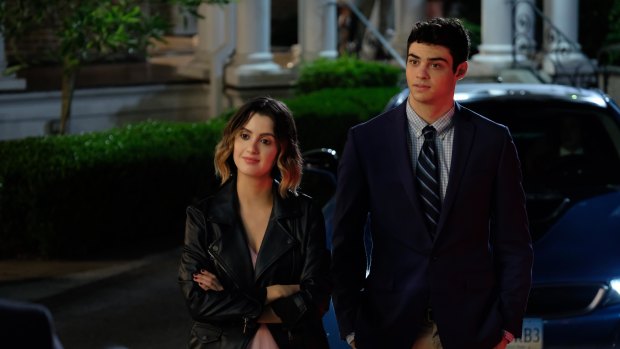 Laura Marano and Noah Centineo in the Netflix series "The Perfect Date".