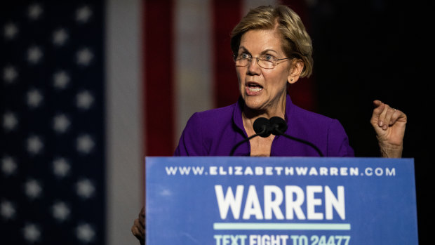 Elizabeth Warren has been attracting a lot of attention from Wall Street. 