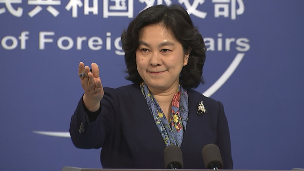 China's Foreign Ministry spokesperson Hua Chunying.