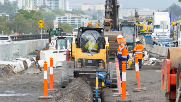 Construction on Kingsford Smith Drive took a year longer than planned.