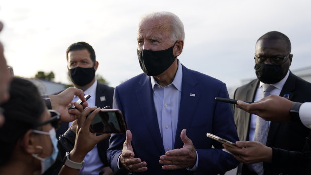 Democratic presidential candidate former vice-president Joe Biden favoured among women.