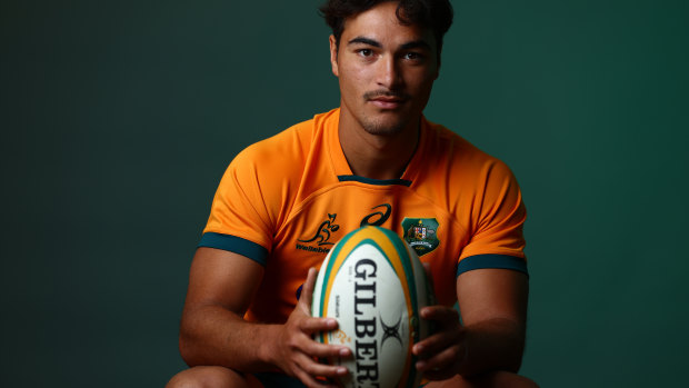 Jordan Petaia will wear the No.15 jersey this weekend against England.
