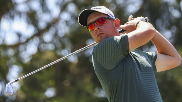 Lucas Herbert will be playing for a spot in The Masters on Sunday.