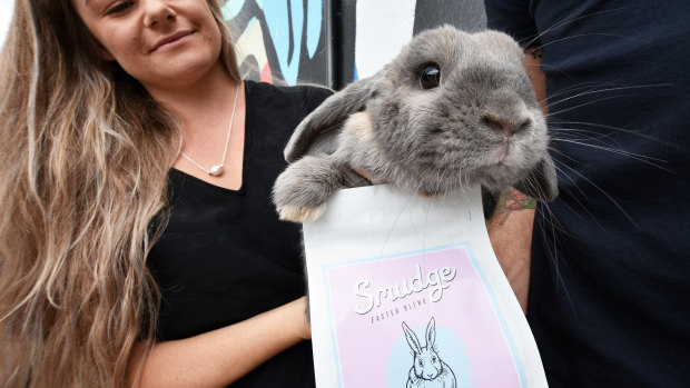 Insta-famous Perth bunny Smudge and her special blend of coffee released for Easter. 