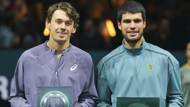 De Minaur was runner-up to Carlos Alcaraz in Rotterdam.