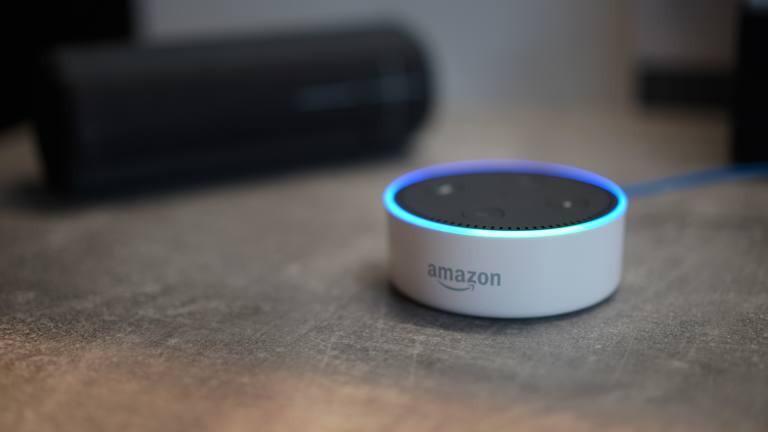 Amazon's Alexa is used primarily through it's Echo speakers.