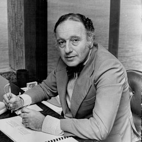 Renowned Australian architect Harry Seidler, pictured in 1974.