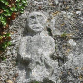 A  Sheela-na-gig in Ireland, where she is seen as a powerful female figure.