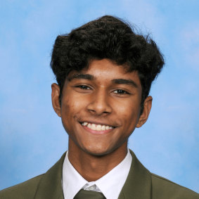 Baulkham Hills High students Janiru Liyanage organised several fundraisers for his home country during his HSC.
