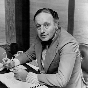 Renowned Australian architect Harry Seidler, pictured in 1974.