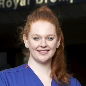 Intensive care unit nurse Claire Jackman only moved to the UK in 2019.
