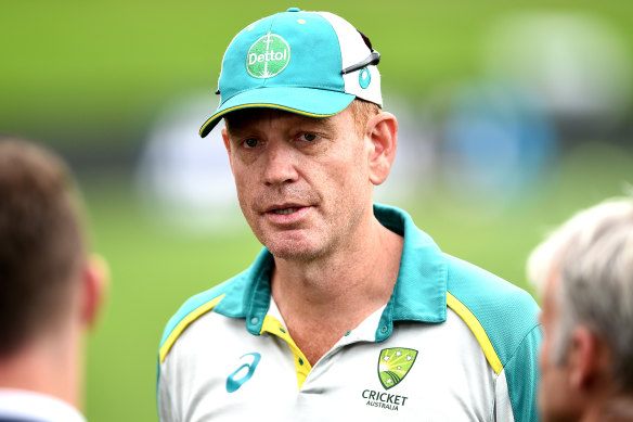 Interim Australian coach Andrew McDonald.