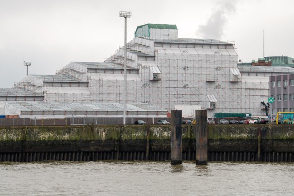 Babak Dastmaltschi helped Russian billionaire Alisher Usmanov organise financing for his $US600 million super yacht The Dilbar. It has been impounded by German authorities.