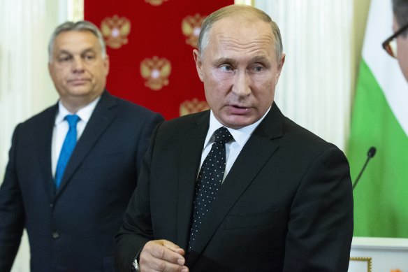 Not invited: Hungary’s Viktor Orban and Russia’s Vladimir Putin. 