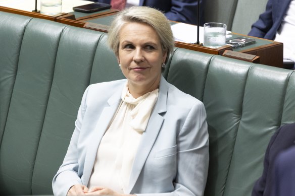 Environment and Water Minister Tanya Plibersek.