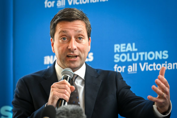 Opposition Leader Matthew Guy says lifting the payroll tax threshold will “allow businesses to employ more Victorians”.