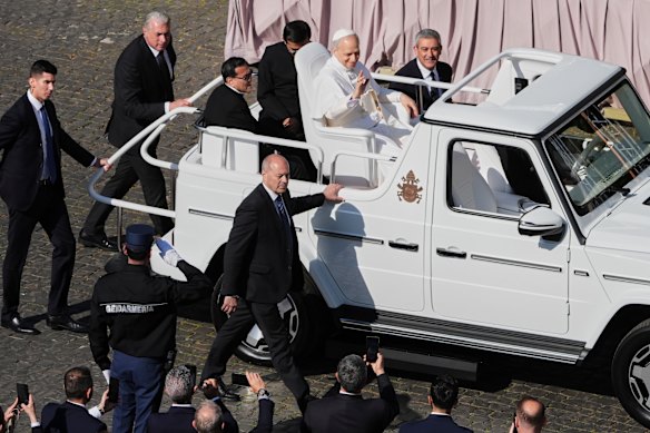 Pope Leo XIV’s popemobile 