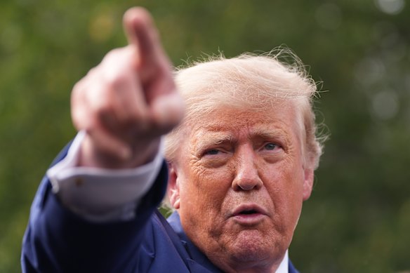 US President Donald Trump.