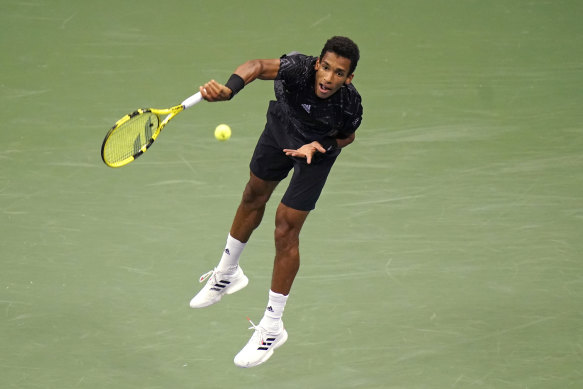 Felix Auger-Aliassime is through to the semi-finals.