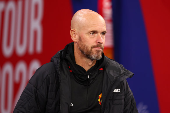 New Manchester United boss Erik ten Hag, pictured in Melbourne last month, has his work cut out for him at Old Trafford.