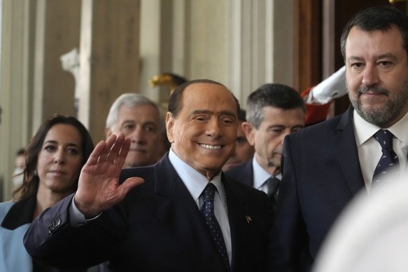 Silvio Berlusconi geçen yıl Roma'daydı.
