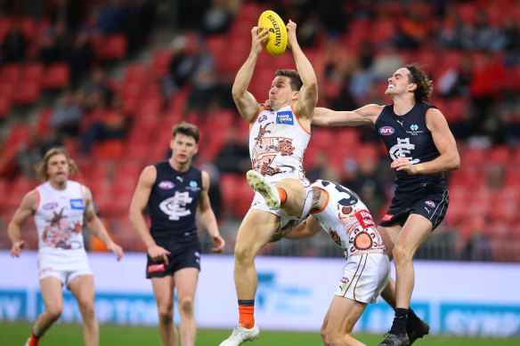 Toby Greene was instrumental to the Giants’ victory.