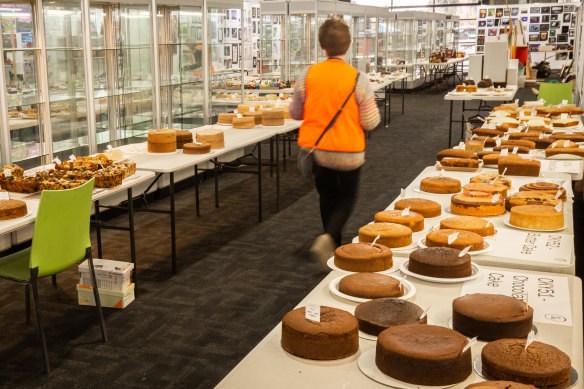 Fancy some cake? These treats were all submitted on Saturday for judging, ahead of the Show.