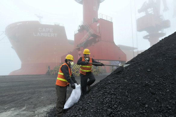 China has unofficially banned Australian coal imports since October.