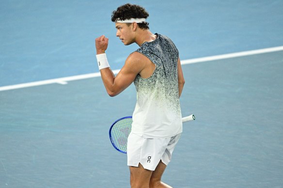 Ben Shelton is looking for a way to beat the likes of Jannik Sinner.