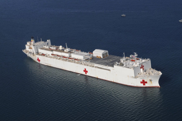The USNS Comfort will be deployed to New York Harbour ahead of the expected surge in coronavirus cases there. 