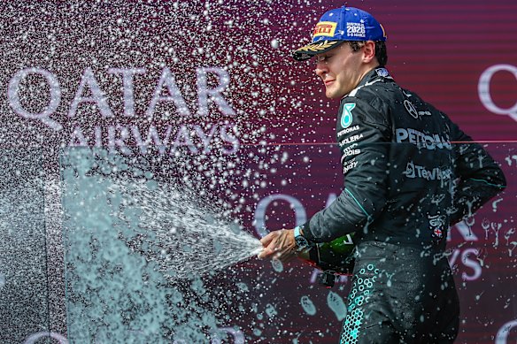 The obligatory champagne.