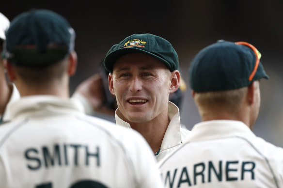 Marnus Labuschagne has cemented his spot at first drop.