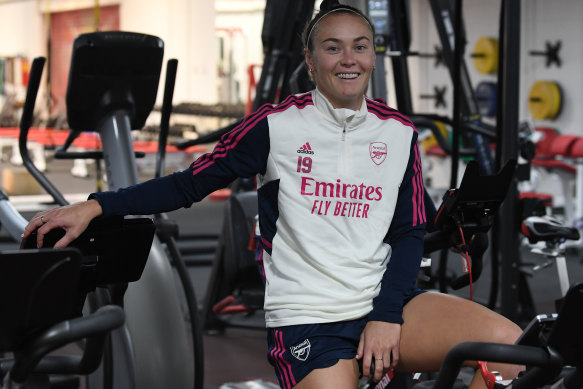 Into her third season with Arsenal, Caitlin Foord has hit career-best form for both club and country.