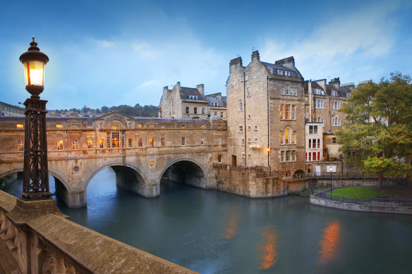 Pulteney Bridge in Bath.