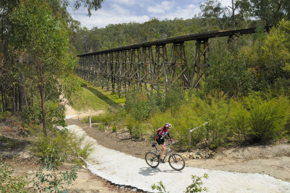 The East Gippsland rail trail in Victoria