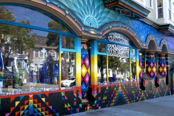 Shop in the Haight-Ashbury district of San Francisco.