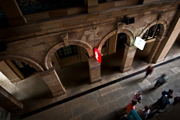 Built in 1872, the GPO is one of the oldest buildings in Brisbane.