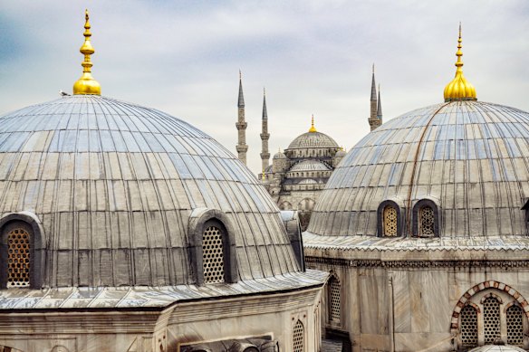 The many domes of Istanbul.