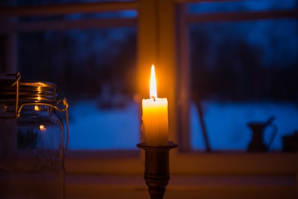 Scandinavians add a twinkle to their homes.
