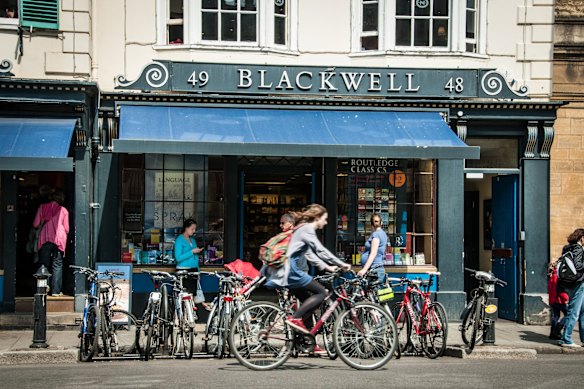 The Blackwell’s shopfront.