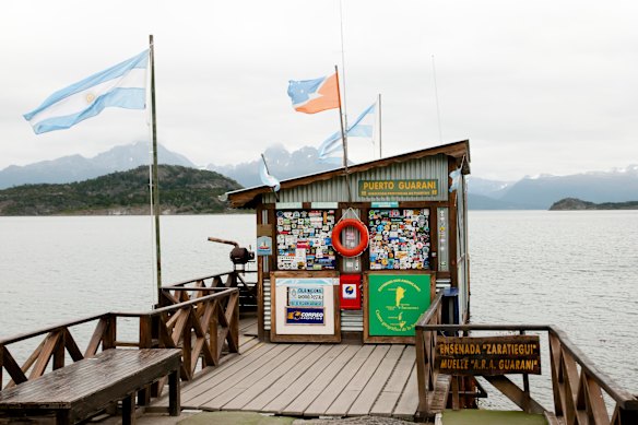 The southern post office in South America, at the base of the national park.