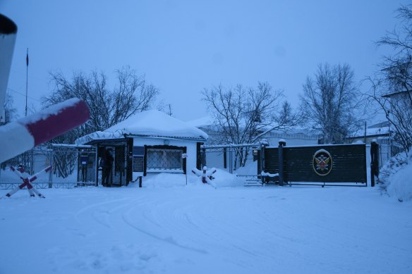 The prison in the town of Kharp in the Yamalo-Nenets region of Russia, some 1900km from Moscow.