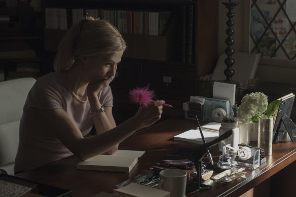 Rosamund Pike as Amy in Gone Girl.
